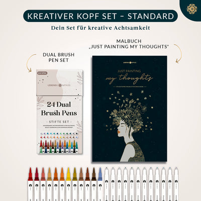 "Kreativer Kopf" - Sparbundle zum Malen